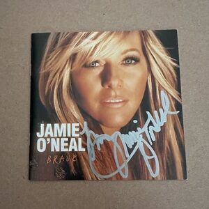 Autographed Jamie O'Neal Brave Album Cover